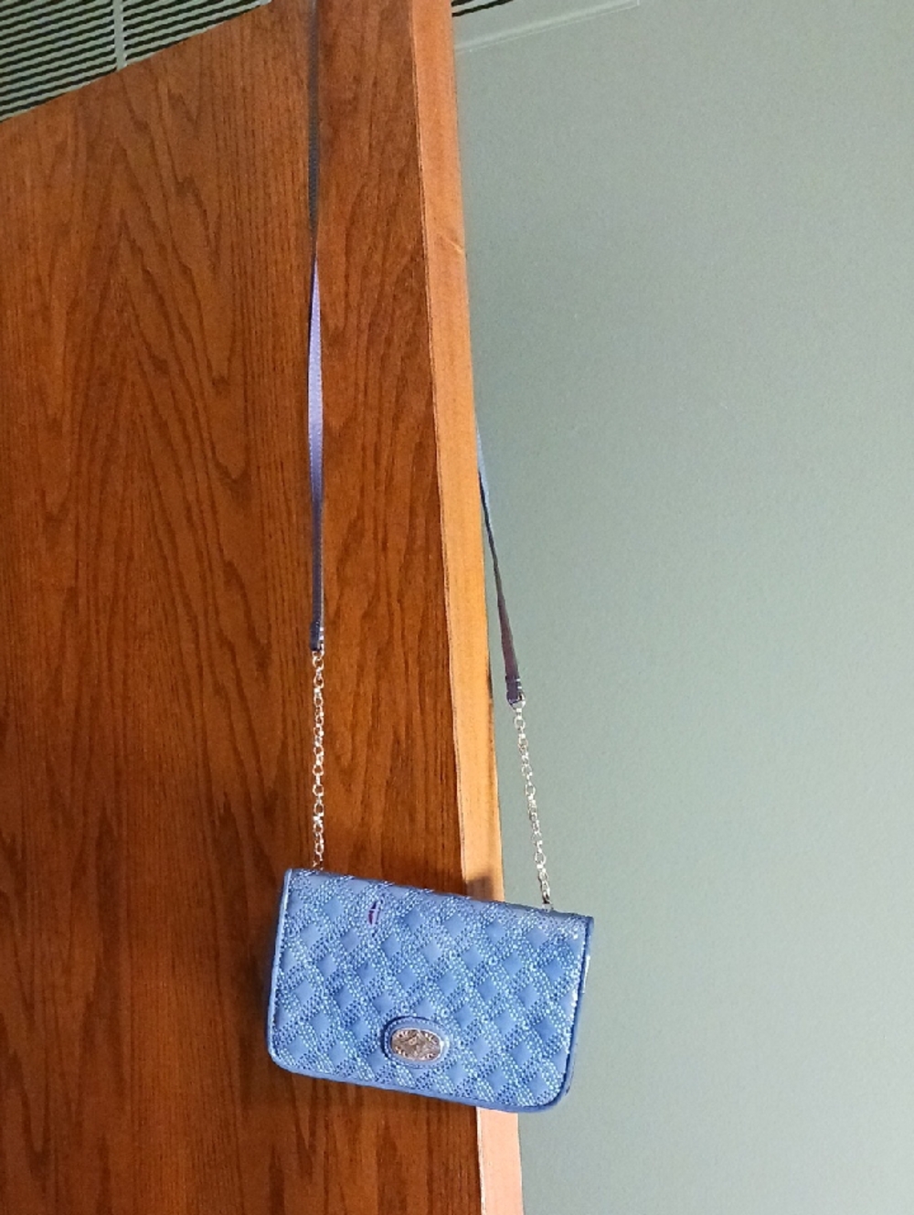 Brighton Quilted Patent Crossbody Bag